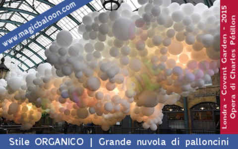 Milano Roma Italia addobbi scenografie allestimenti organici arco organico nuvola organica soffitto organico eventi