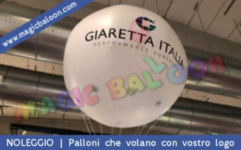 nuovo servizio noleggio allestimenti fiera sfilate negozi eventi palloni bianco colorato personalizzati logo luminosi illuminanti disponibile in tutta Italia Milano Roma