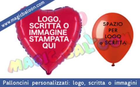 www.magicbaloon.com servizi di personalizzazione con vostro logo di palloncini lattice mylar PVC Milano Roma Italia palloncino lattice, PVC o mylar spedizioni in tutta Italia
