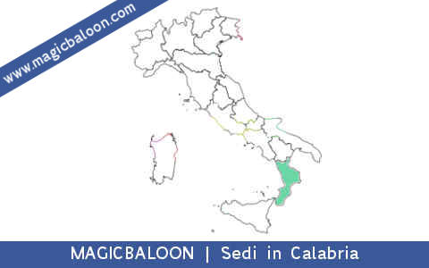 www.magicbaloon.com allestimenti addobbi palloncini palloni palloncino - Sedi in Calabria nelle province di Catanzaro, Cosenza, Crotone, Vibo Valentia e Reggio Calabria