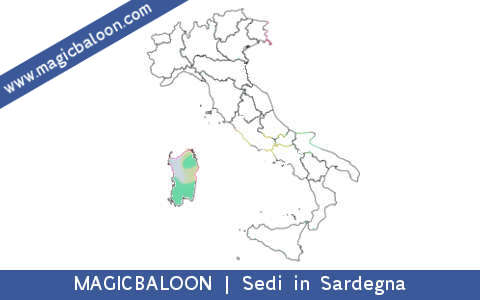 www.magicbaloon.com allestimenti addobbi palloncini palloni palloncino - Sedi in Sardegna nelle province di Cagliari Carbonia-Iglesias Medio-Campidano Nuoro Ogliastra Olbia-Tempio Oristano Sassari