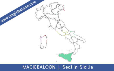 www.magicbaloon.com allestimenti addobbi palloncini palloni palloncino - Sedi in Sicilia nelle province di Agrigento Caltanisetta Catania Enna Messina Palermo Ragusa Siracusa Trapani