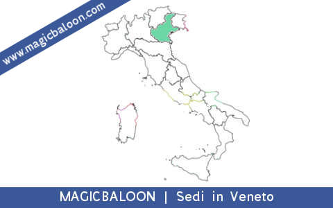 www.magicbaloon.com allestimenti addobbi palloncini palloni palloncino - Sedi in Veneto nelle province di Belluno Padova Rovigo Treviso Venezia Verona Vicenza