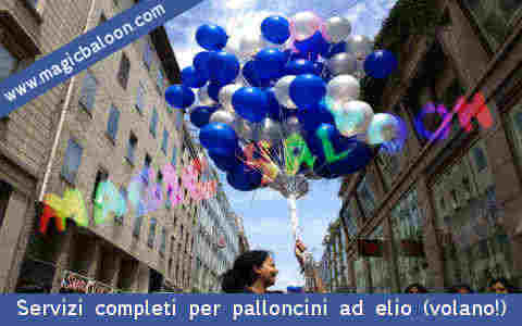Palloncini giganti mongolfiere - Negozio festa milano,bombole elio