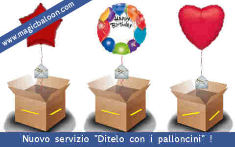 Ditelo con i palloncini: una nuova idea per inviare un pensiero a chi vuoi | www.magicbaloon.com - Milano